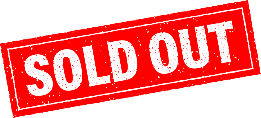 Sold out sign vector illustration.