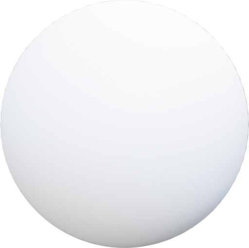 3D Ball White